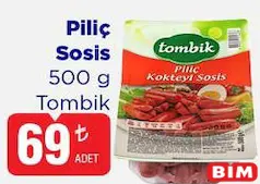 TOMBİK PİLİÇ SOSİS 500 G